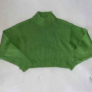 Aritzia Wilfred Free Cropped Turtleneck Sweater
